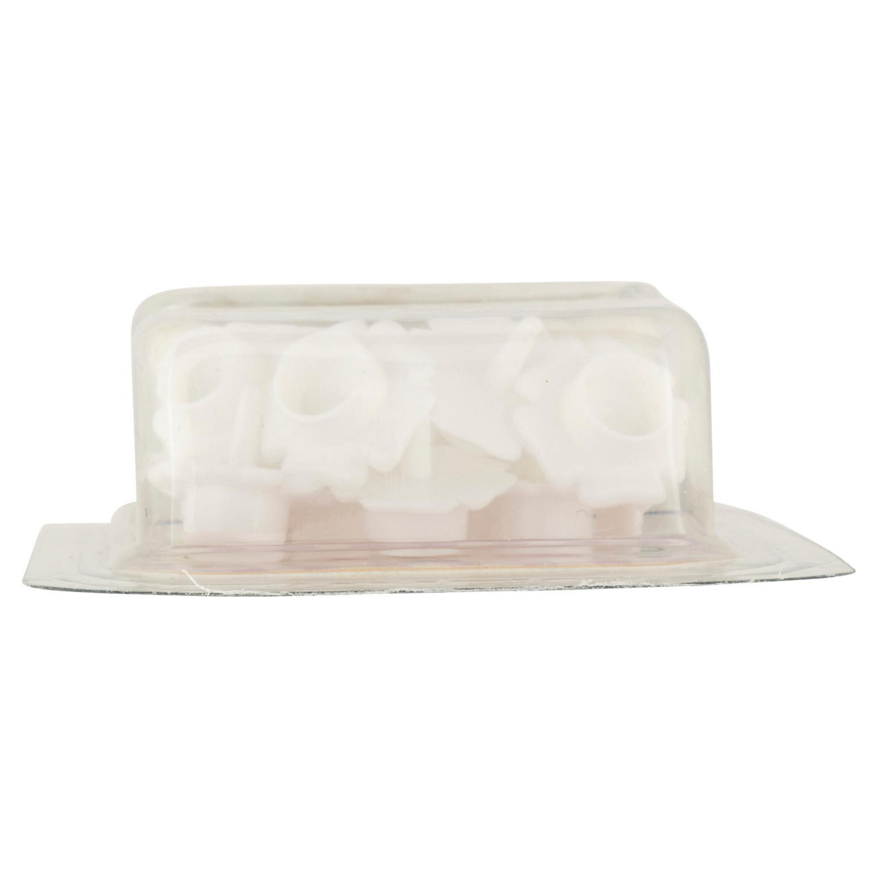 Candeline bianche con supporto per torta 12 pz - Immagine 51