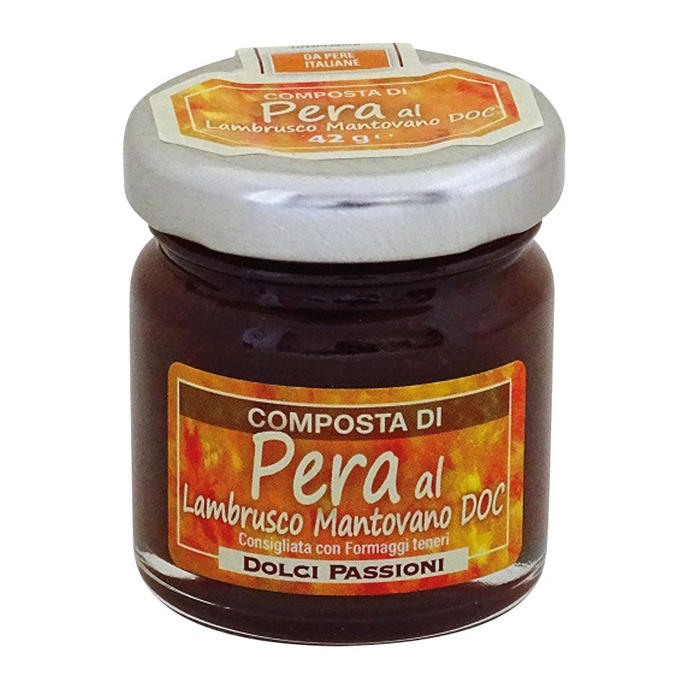 Composta di pera al Lambrusco Mantovano DOC 42 gr