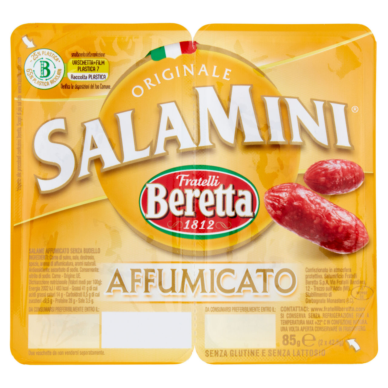 Salamini affumicati 85 gr