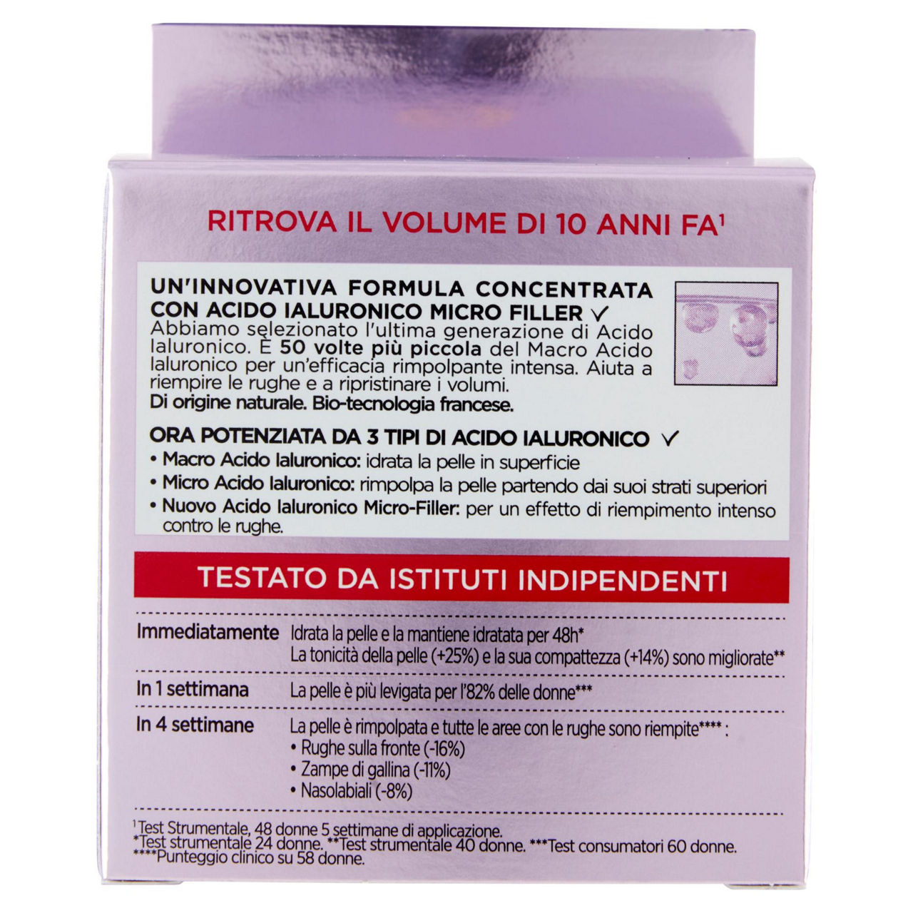 Crema viso giorno anti rughe filler 50 ml - Immagine 21