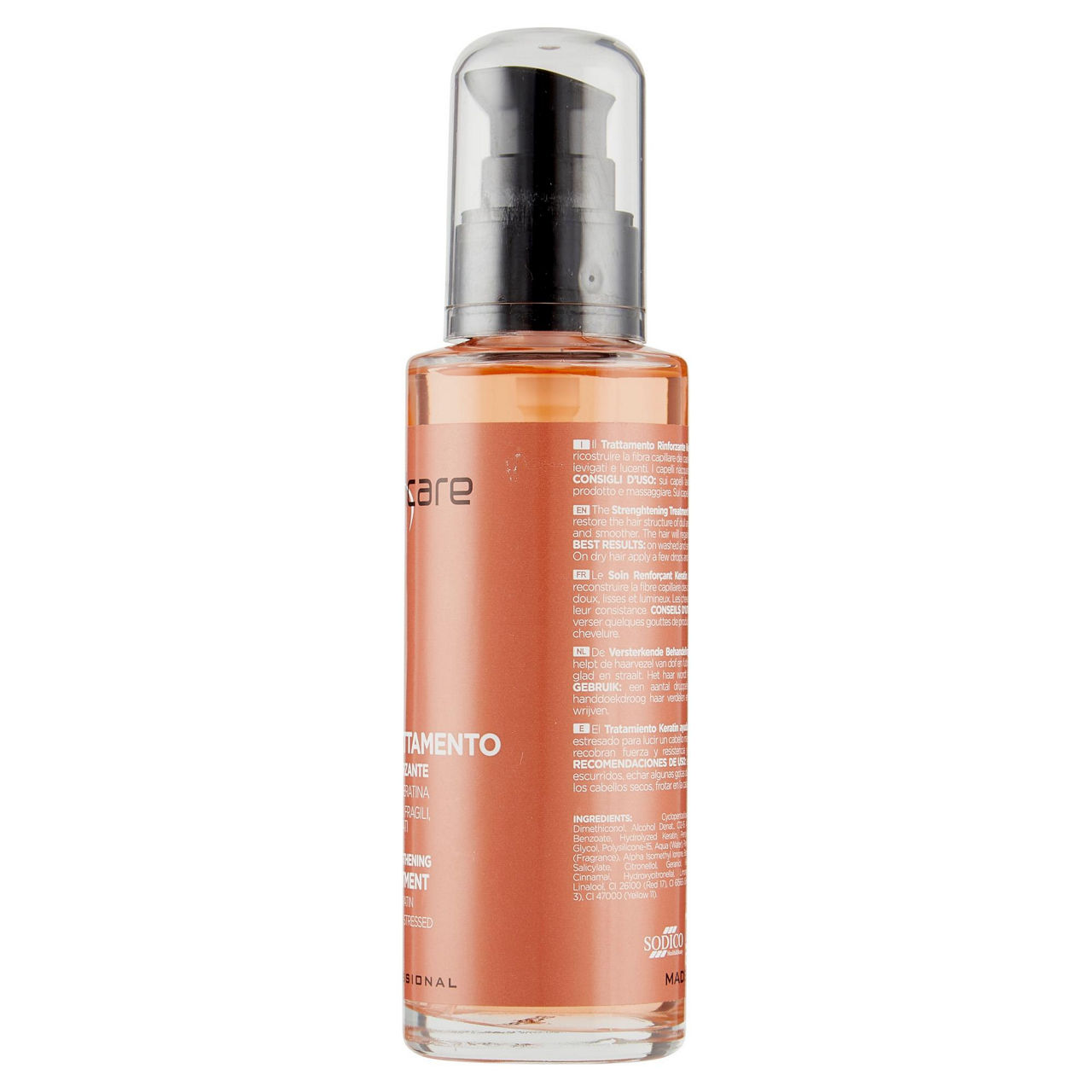 Trattamento rinforzante per capelli Keratin con cheratina 100 ml - Immagine 21
