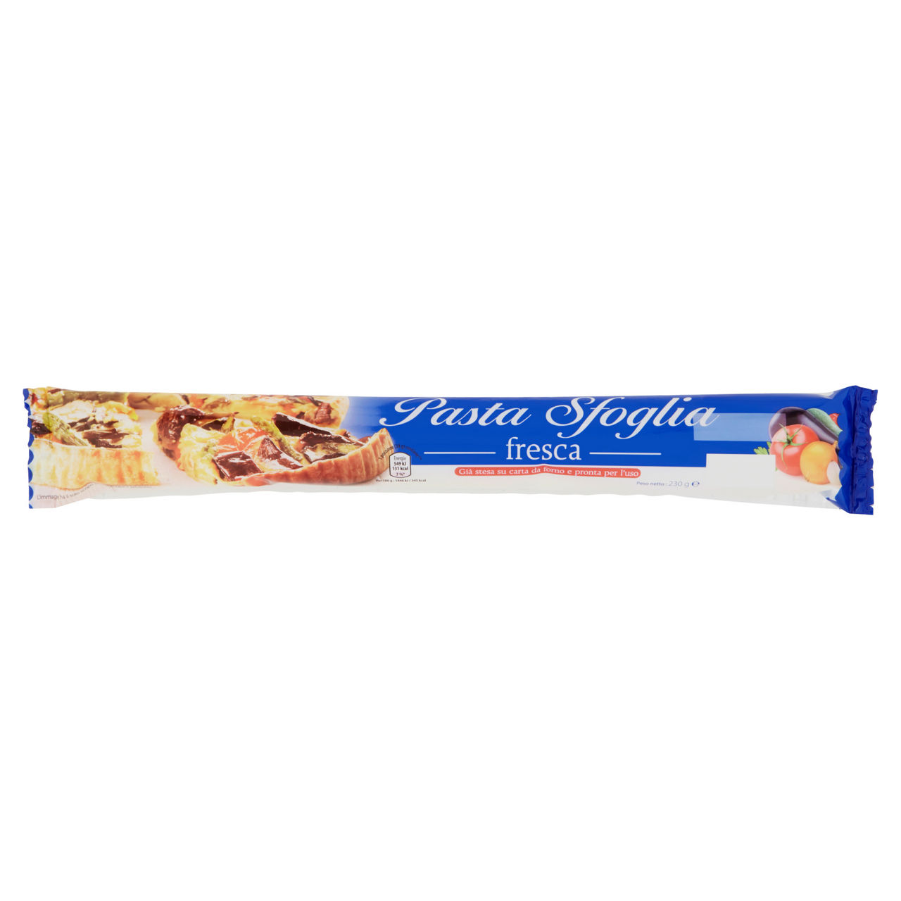 Pasta sfoglia fresca 230 gr - Immagine 01