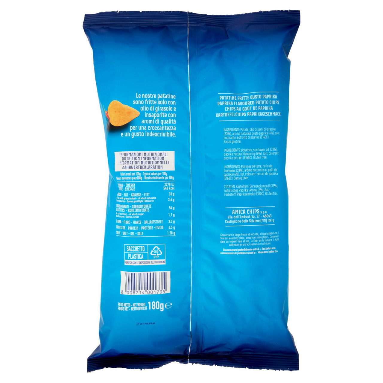 Patatine alla paprika 180 gr - Immagine 41
