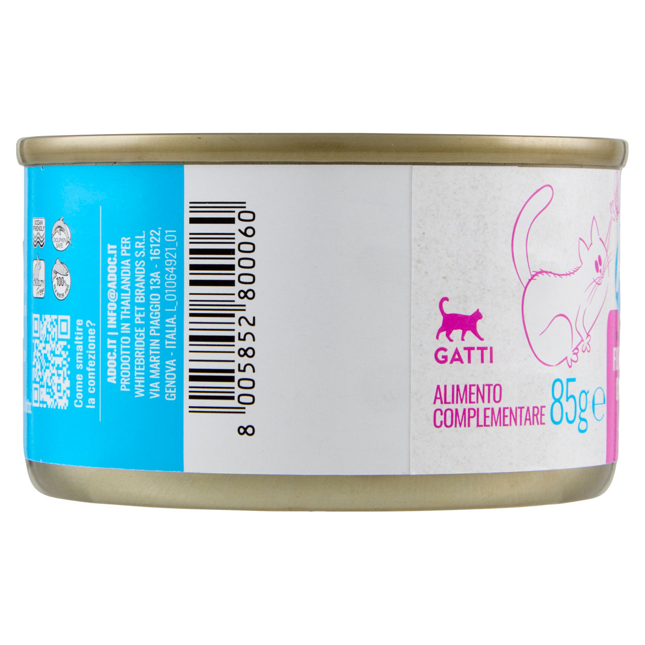 Umido per gatti filetti di tonnetto con gamberetti 100 gr - Immagine 11