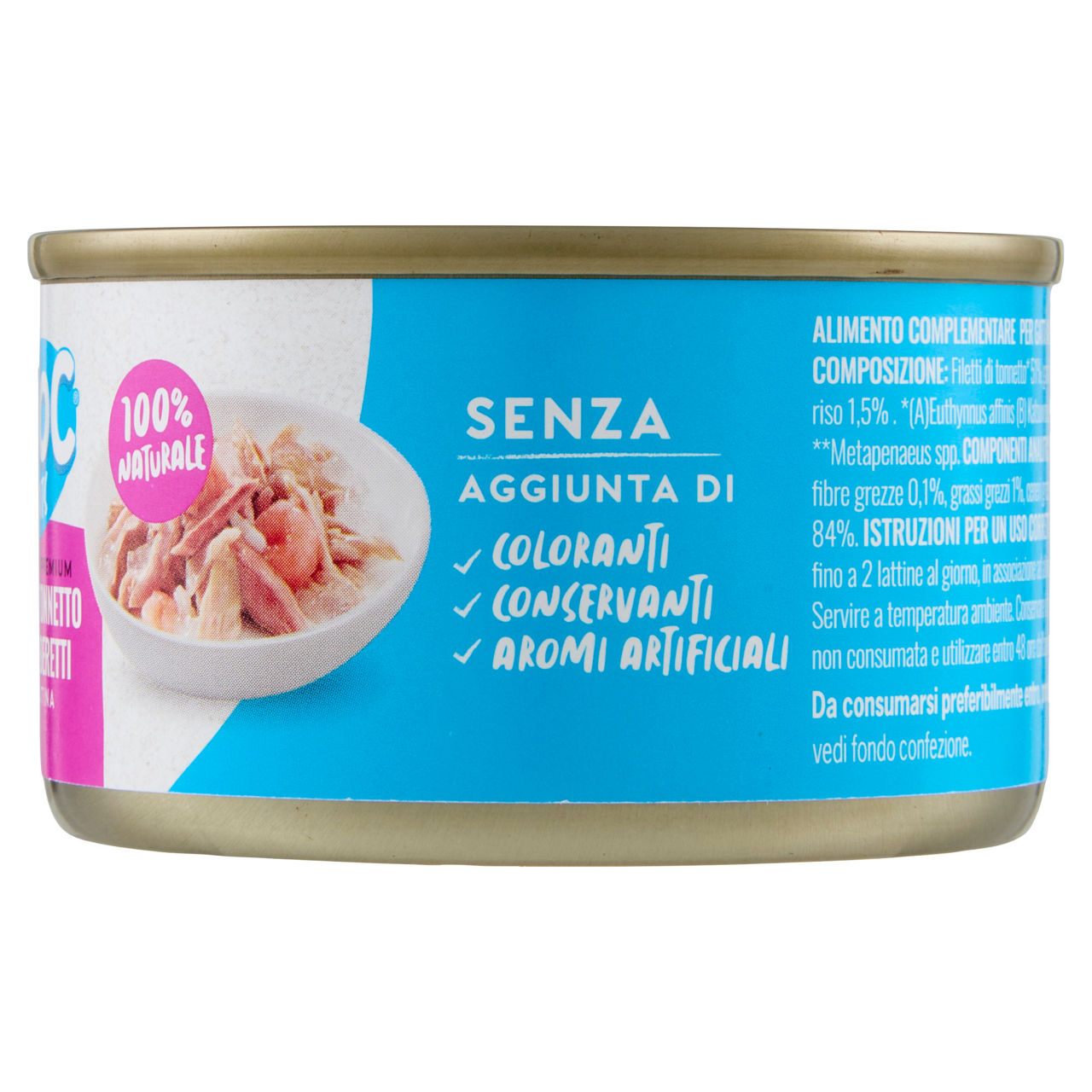 Umido per gatti filetti di tonnetto con gamberetti 100 gr - Immagine 41