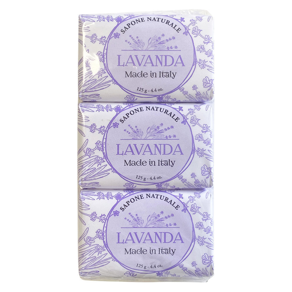 Saponetta profumata lavanda 3 pz x 125 gr