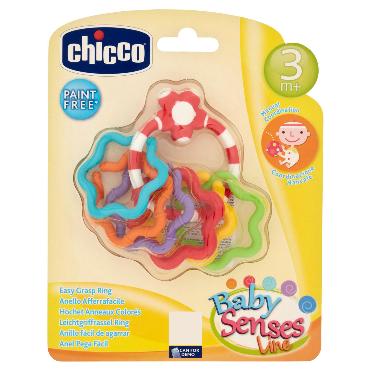 Anelli afferrafacile per bimbi 3 m+