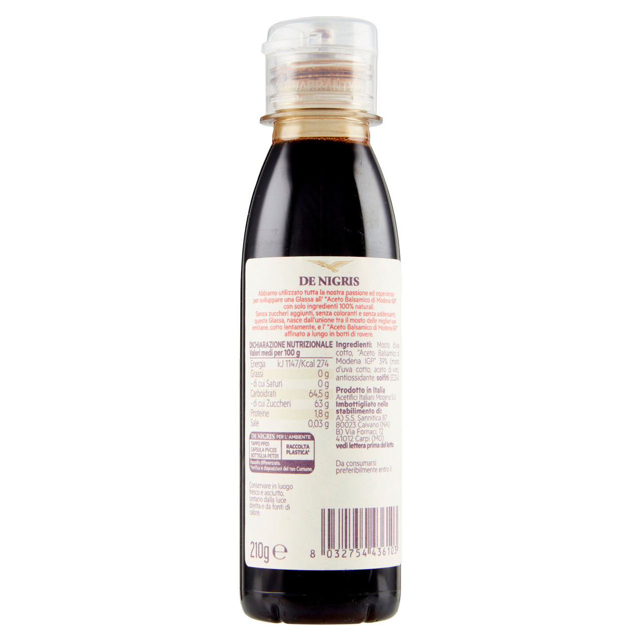 Glassa 100% naturale all'Aceto Balsamico di Modena IGP 210 gr - Immagine 51