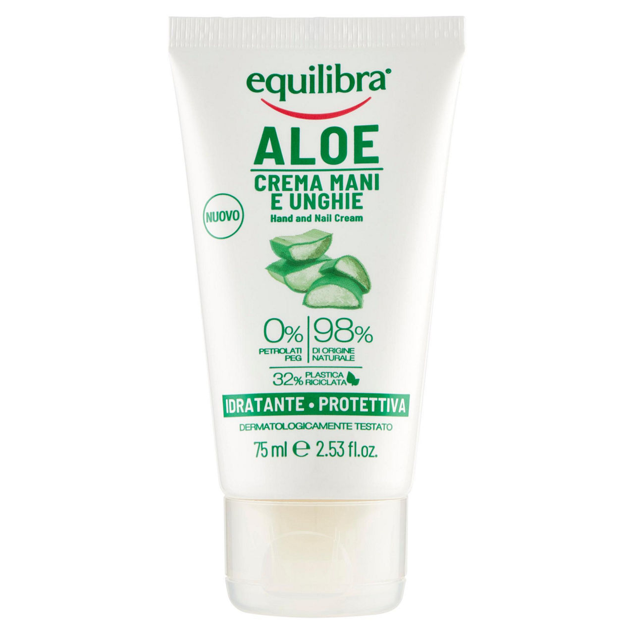 Crema mani e unghie idratante protettiva aloe 75 ml