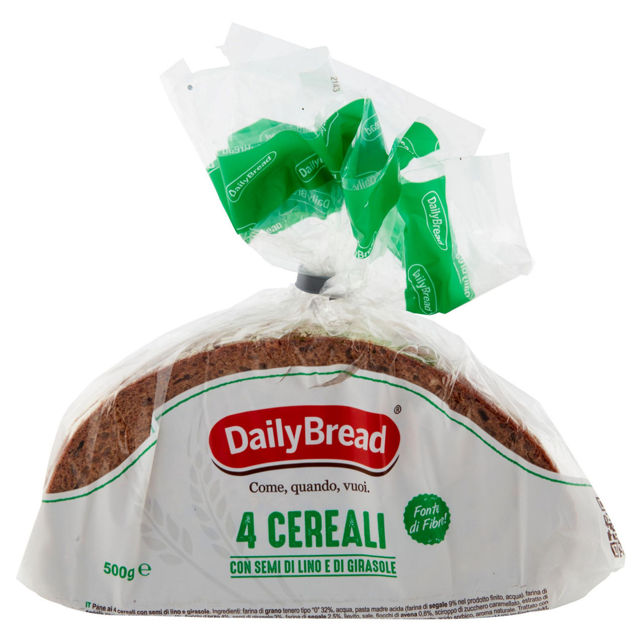 Pane 4 cereali daily bread sacchetto gr.500 - Immagine 41