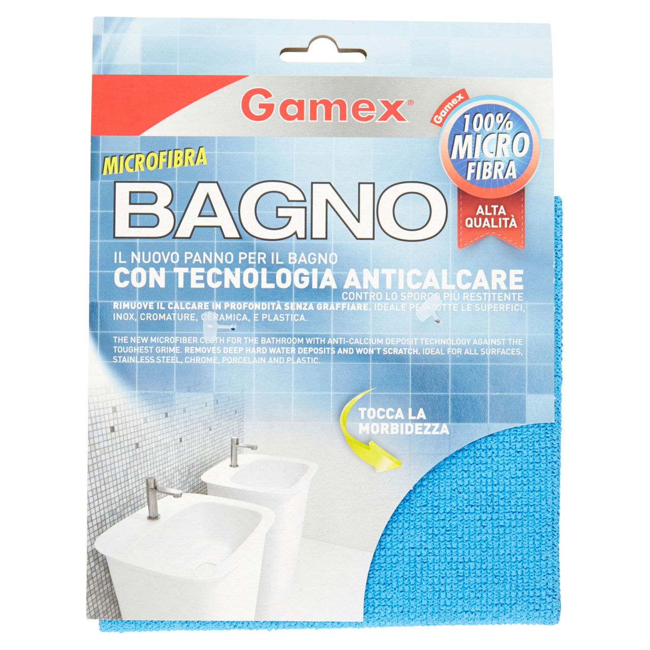 Panno in microfibra per bagno 1 pz - Immagine 01