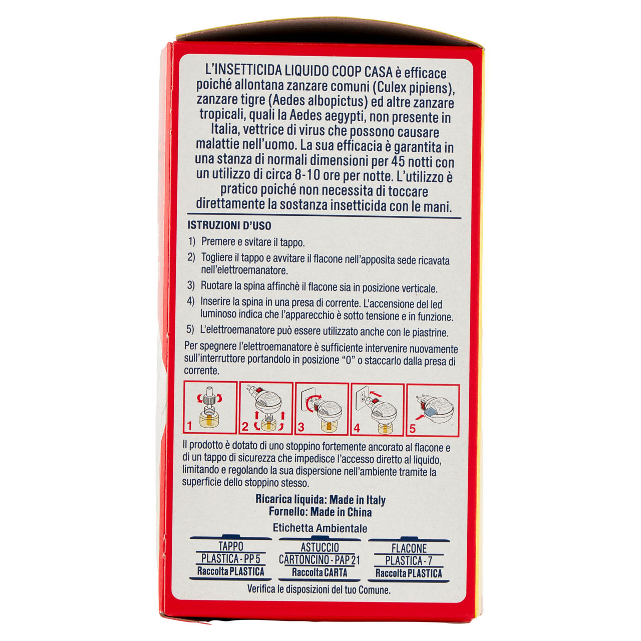Insetticida elettroemanatore con ricarica liquida 45 notti 35 ml - Immagine 11