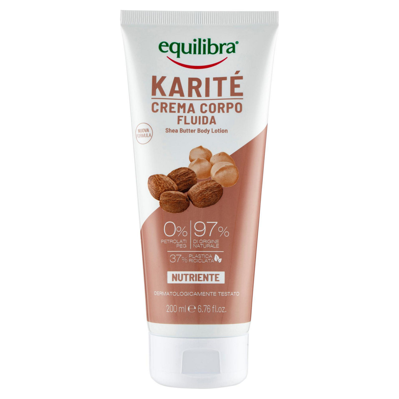 Crema fluida corpo karitè equilibra 200 ml - Immagine 01