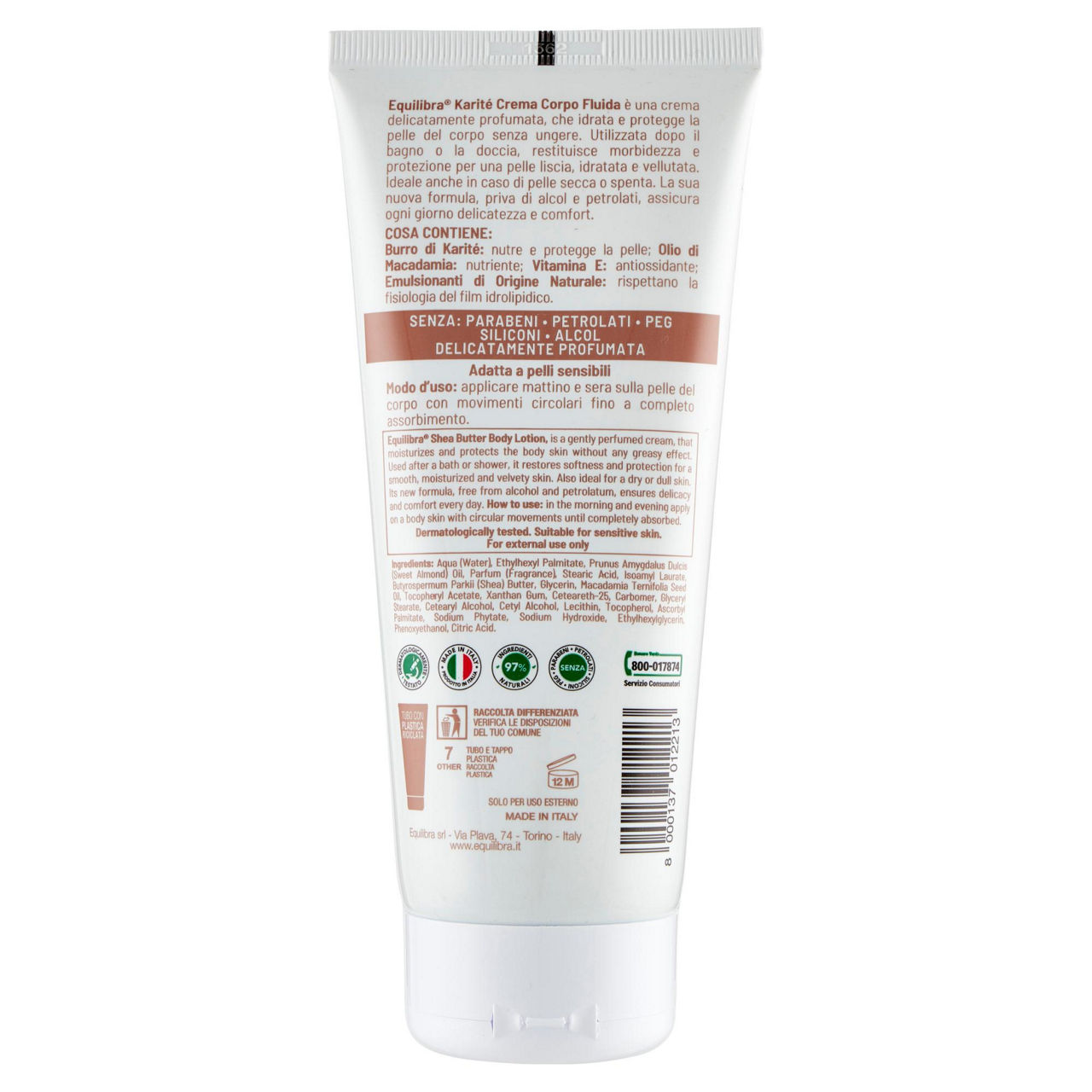 Crema fluida corpo karitè equilibra 200 ml - Immagine 31