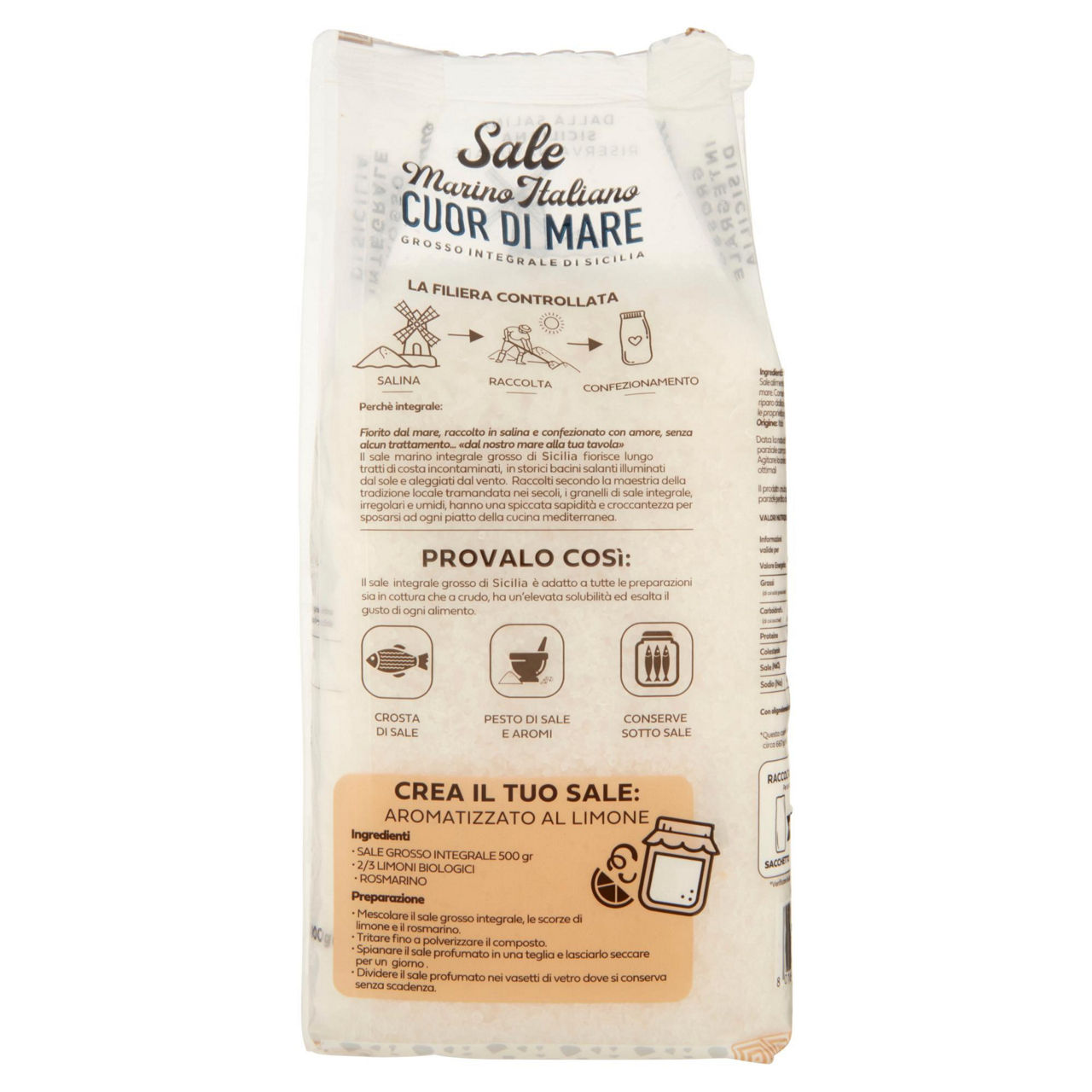 Sale marino italiano grosso integrale di Sicilia IGP 1 kg - Immagine 51