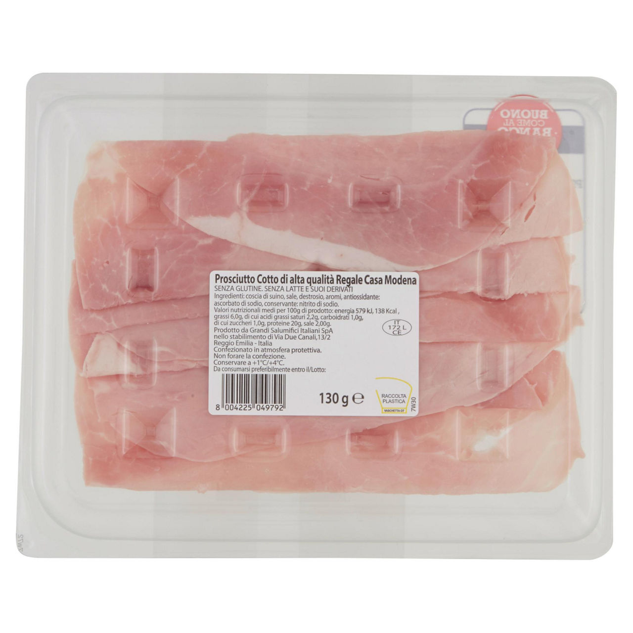 Prosciutto cotto di alta qualità 130 gr - Immagine 41