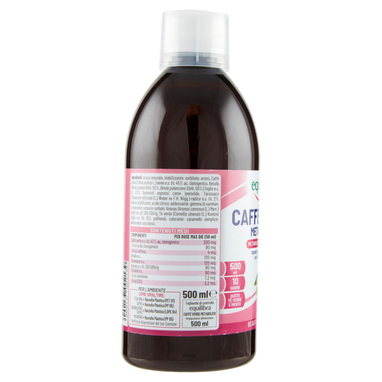 Integratore alimentare caffè verde metabolico e drenante 500 ml - Immagine 21