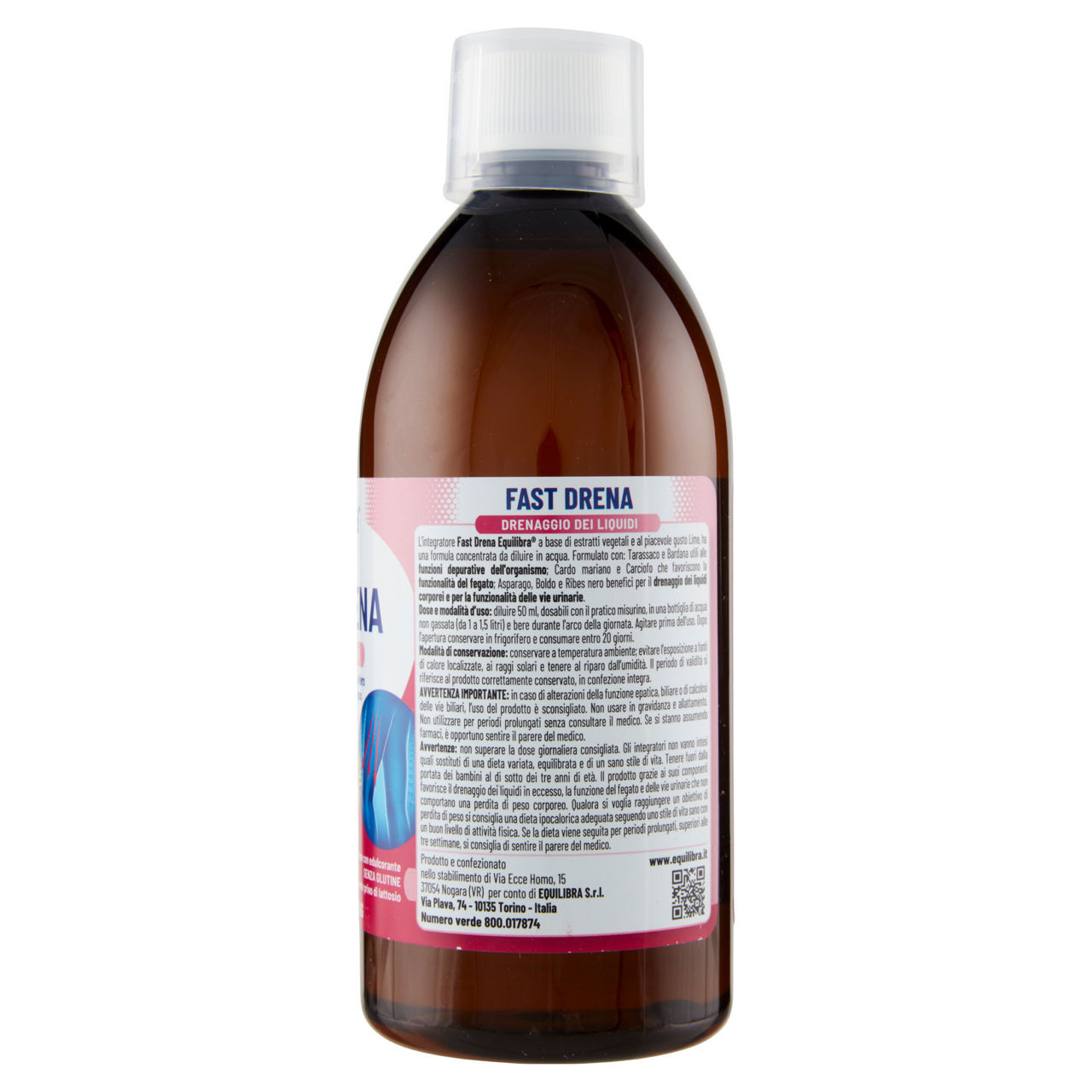 Integratore fast drena equilibra bottiglia ml.500 - Immagine 21