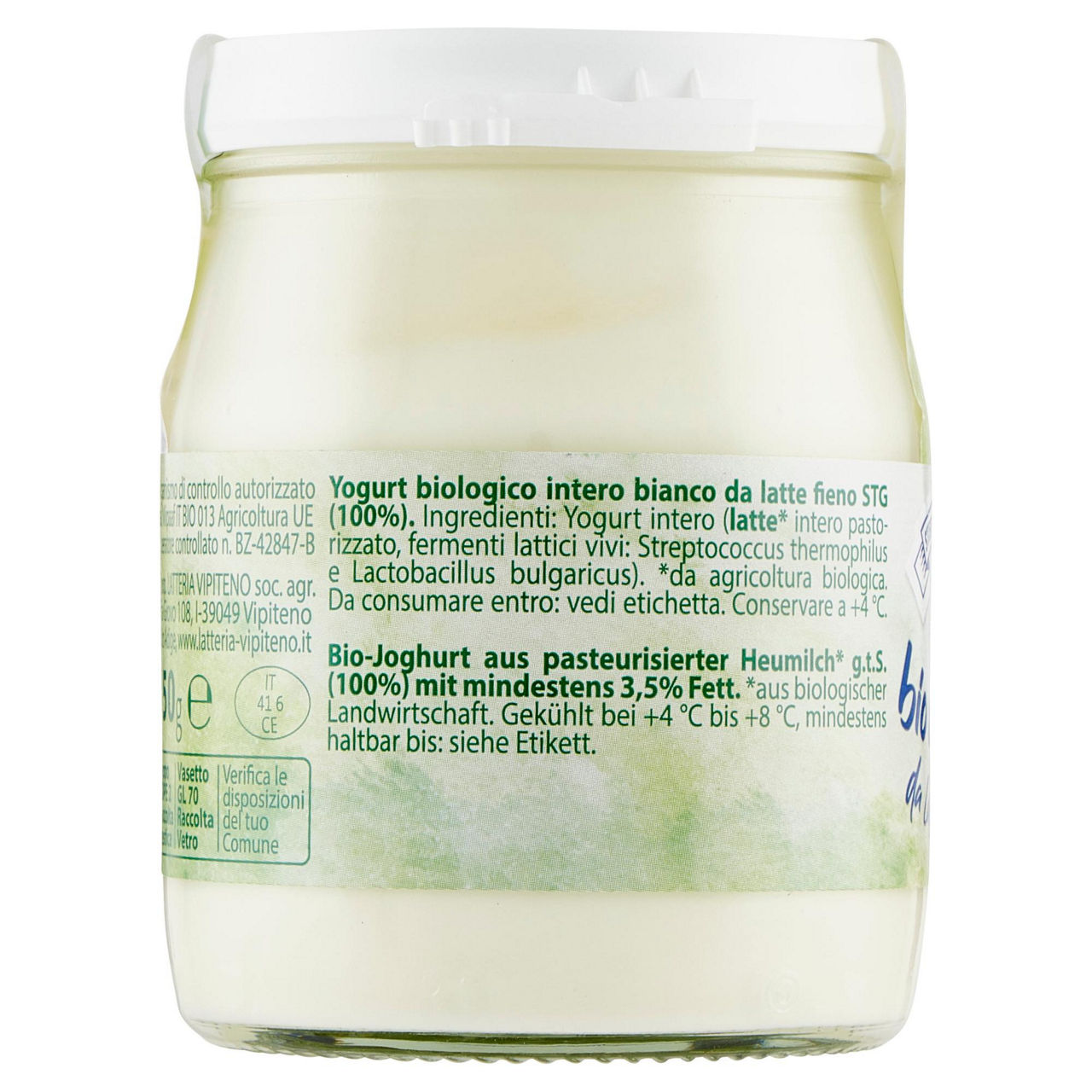 Yogurt da Latte Fieno bio 150 gr - Immagine 51