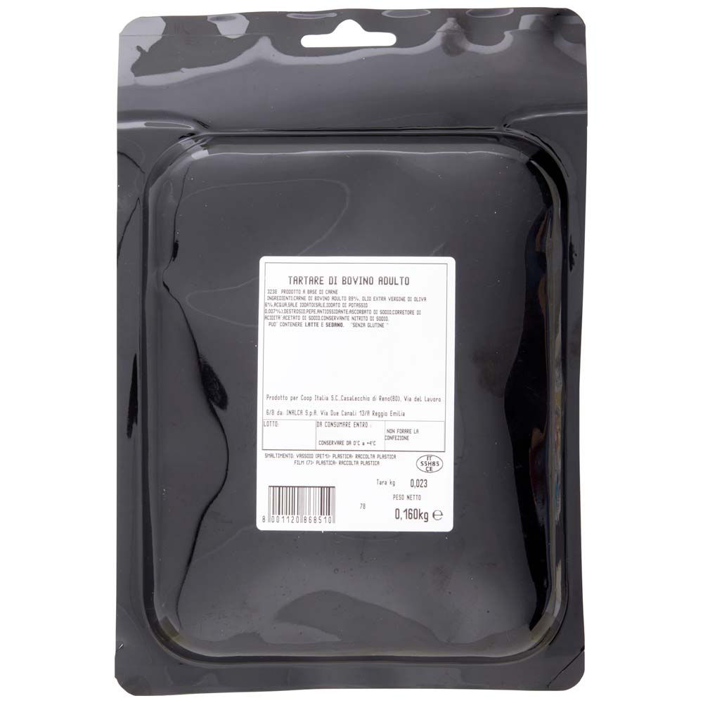 Immagine 3 di 6 del prodotto Tartare di bovino adulto 160 gr