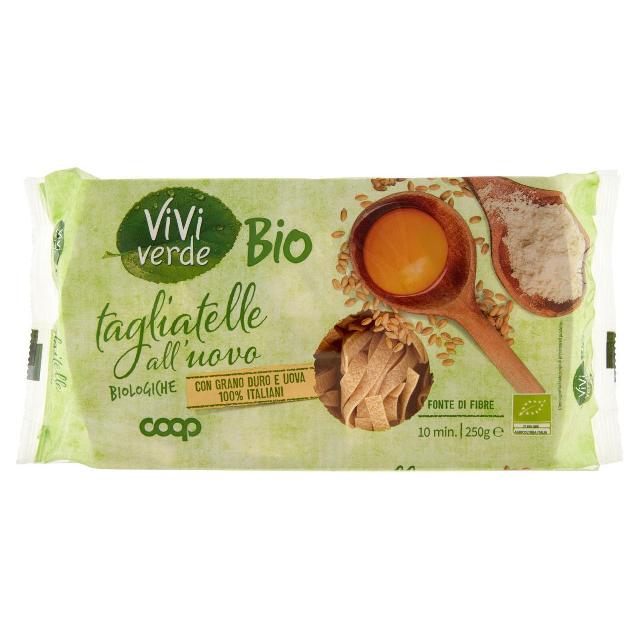 Tagliatelle pasta all'uovo bio 250 gr - Immagine 01