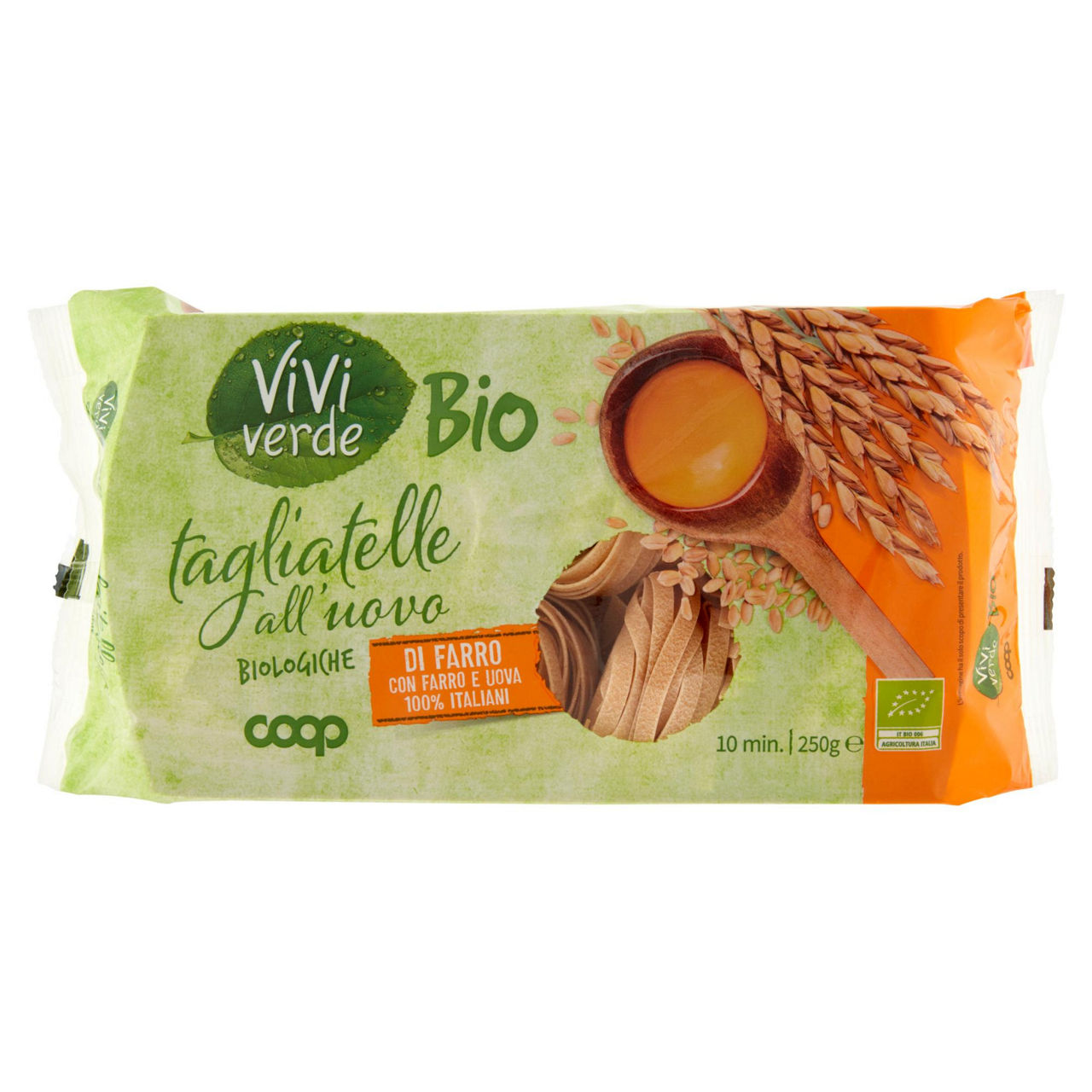 Tagliatelle pasta all'uovo di farro bio 250 gr