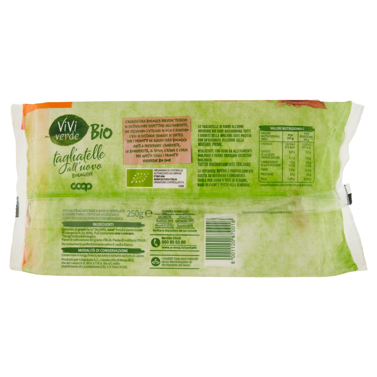 Tagliatelle pasta all'uovo di farro bio 250 gr - Immagine 31