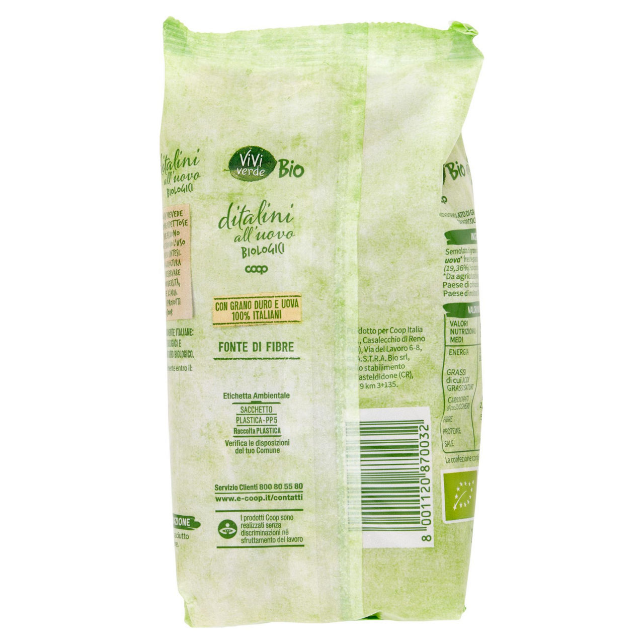 Ditalini pasta all'uovo bio 250 gr - Immagine 21