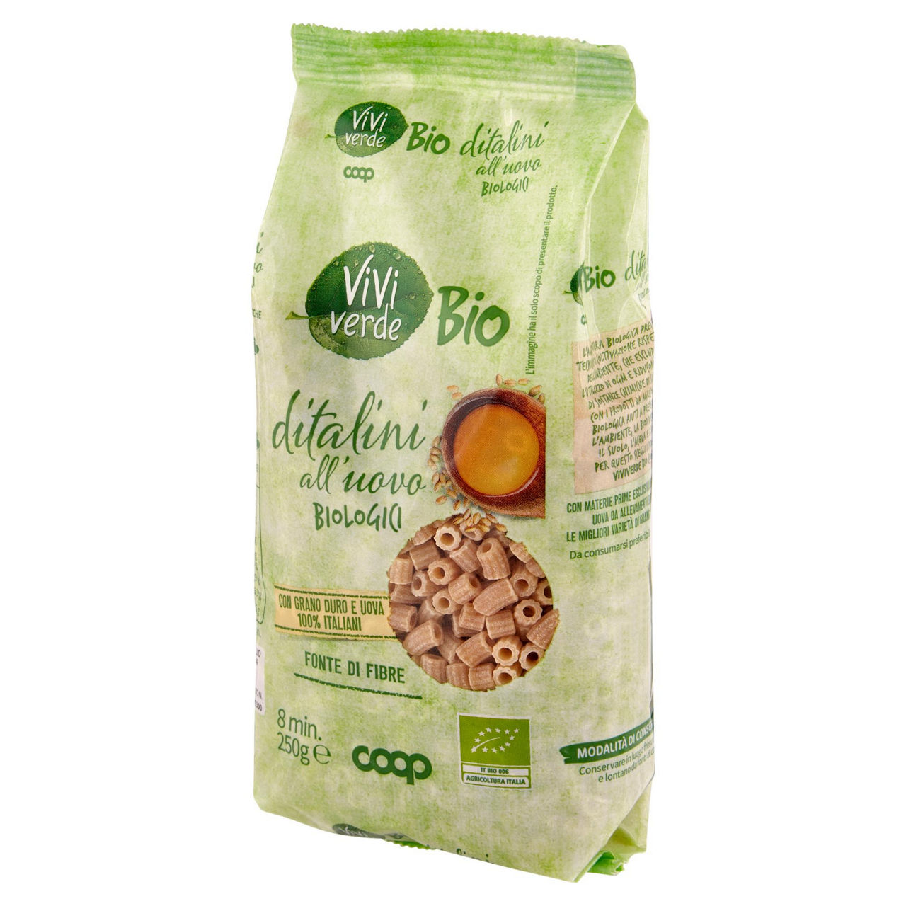 Ditalini pasta all'uovo bio 250 gr - Immagine 31