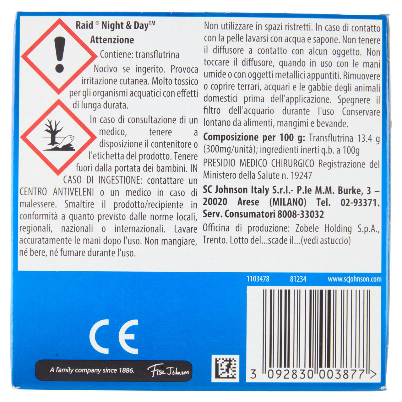 Insetticida a sabbia compessa Night&Day con ricarica 2 pz - Immagine 51