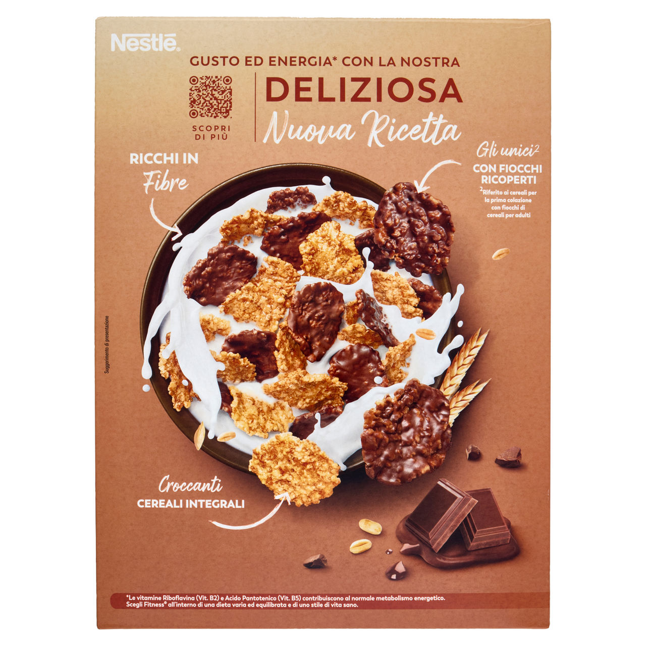 Cereali integrali con fiocchi ricoperti di cioccolato al latte 375 gr - Immagine 11