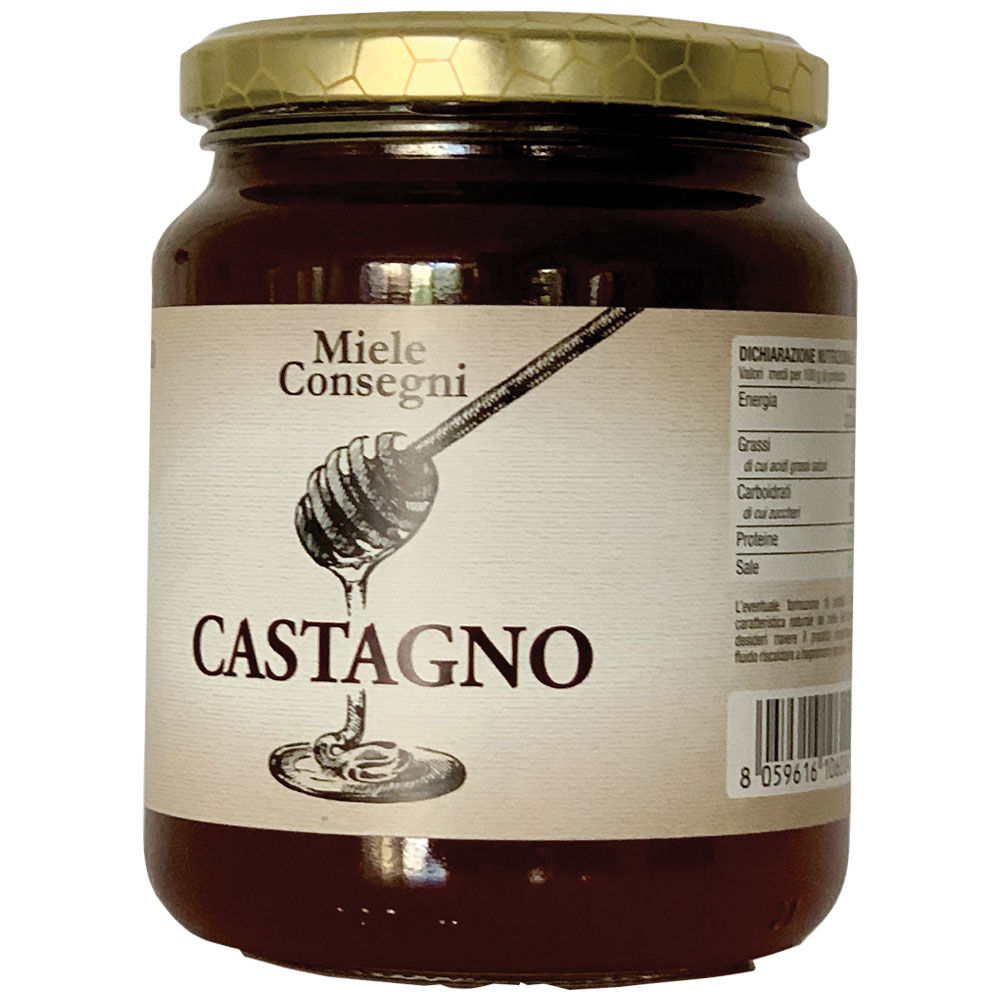 Miele di castagno Toscano Apicoltura Consegni  500 gr
