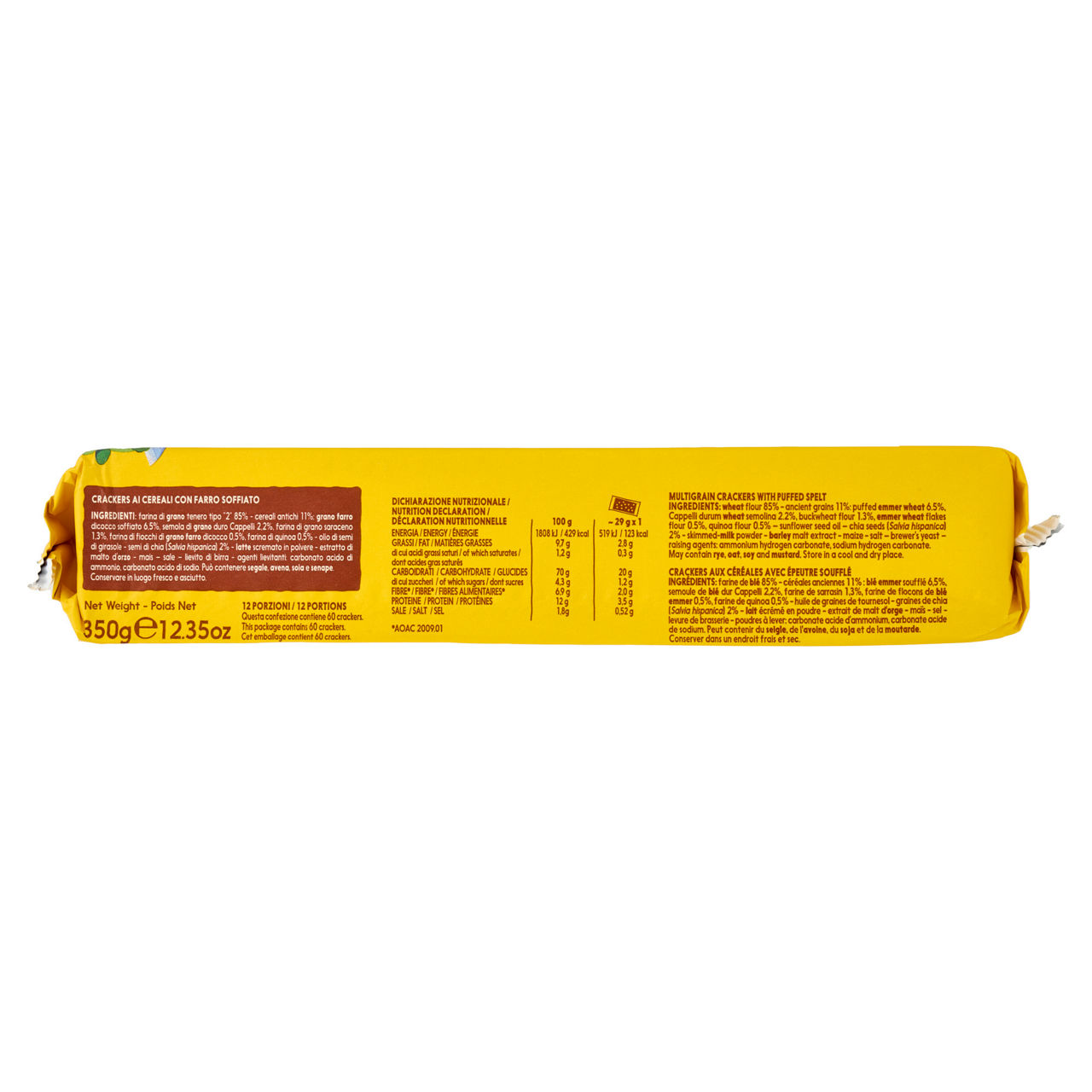 Crackers multicereali gr.350 - Immagine 51