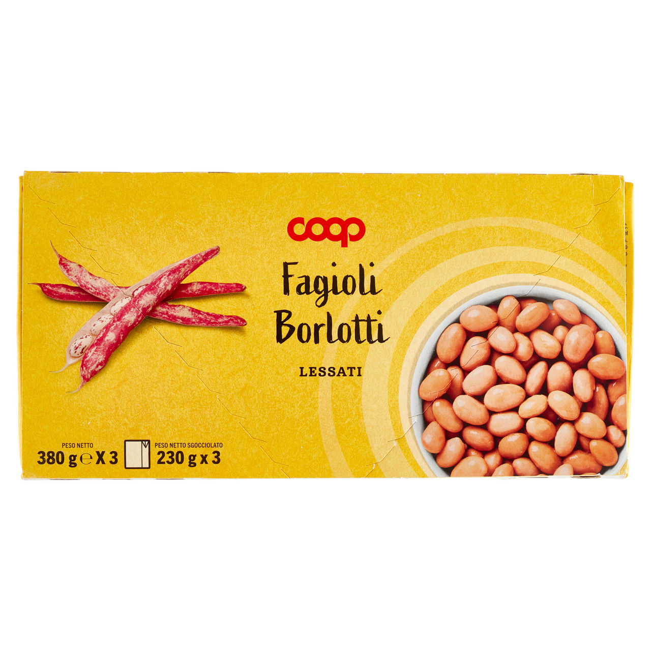 Fagioli borlotti lessati coop combisafe g.230x3 - Immagine 21