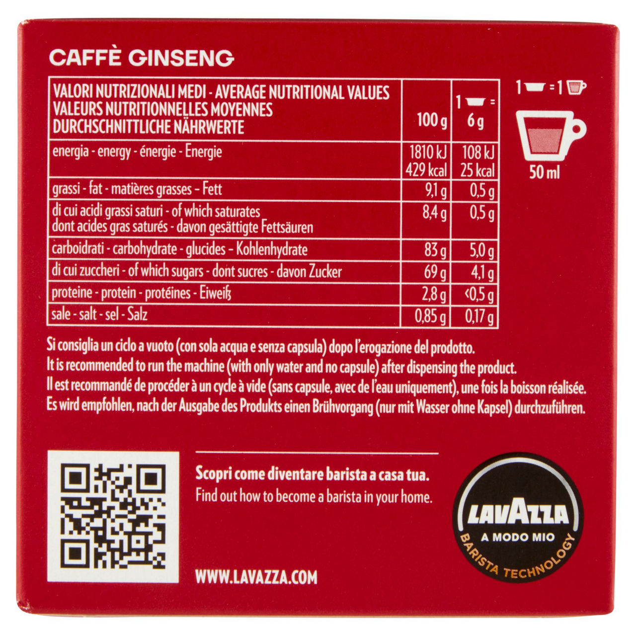 Caffè in capsule ginseng 12 pz - Immagine 31
