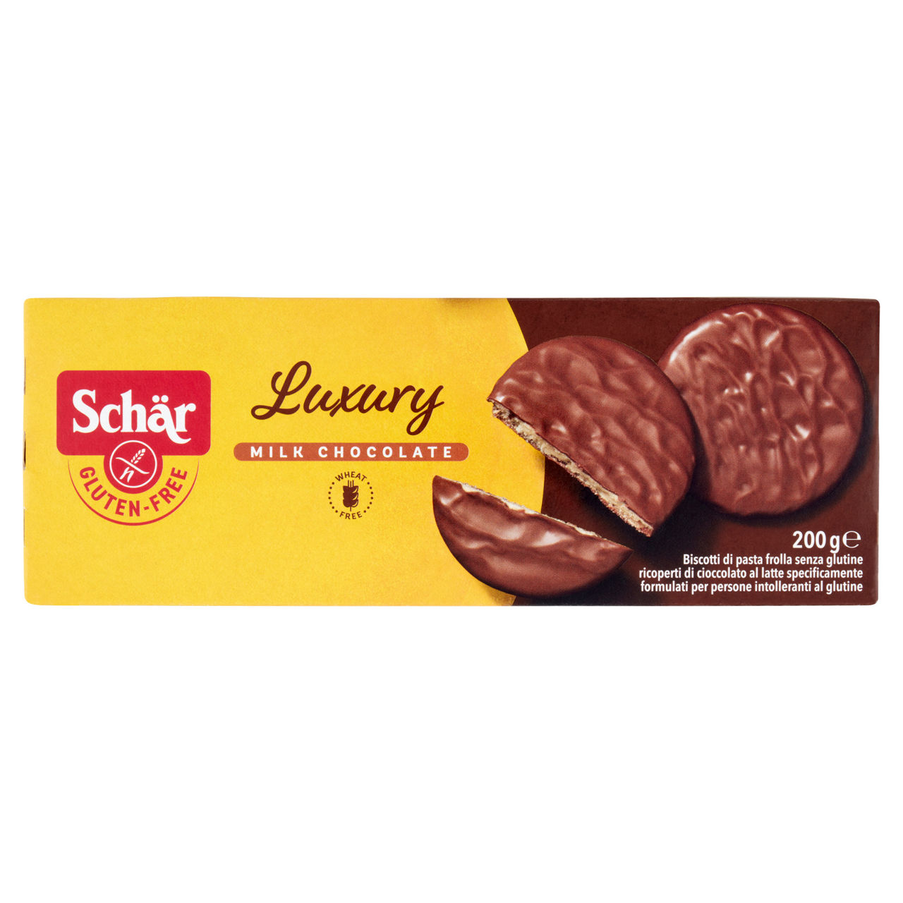 Biscotti di pasta frolla Luxury senza glutine 200 gr
