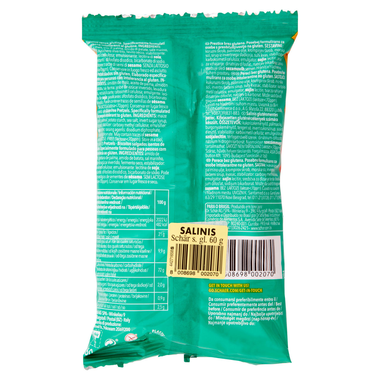 Salatini salinis senza glutine 60 gr - Immagine 21