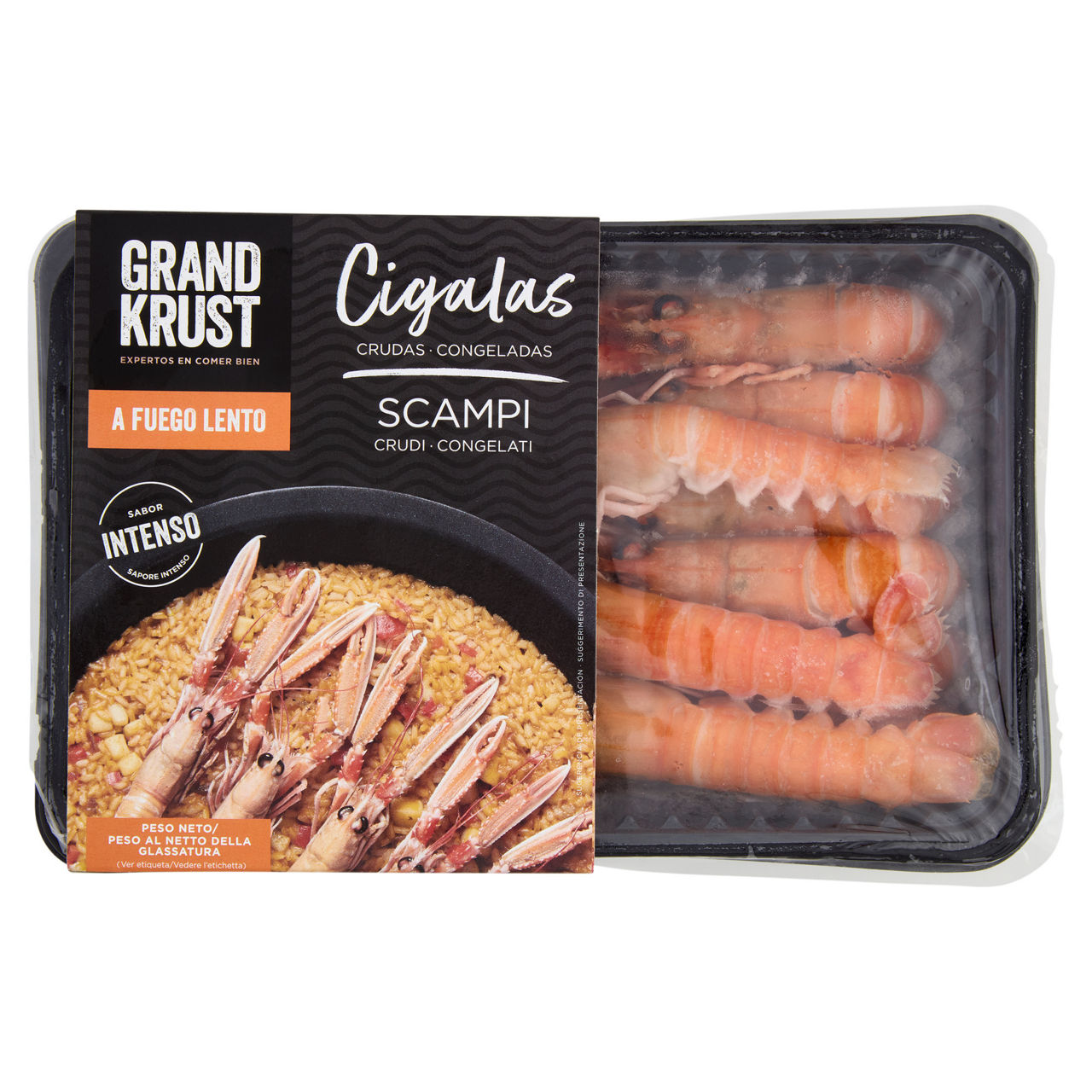 Scampi interi crudi congelati 400 gr - Immagine 01