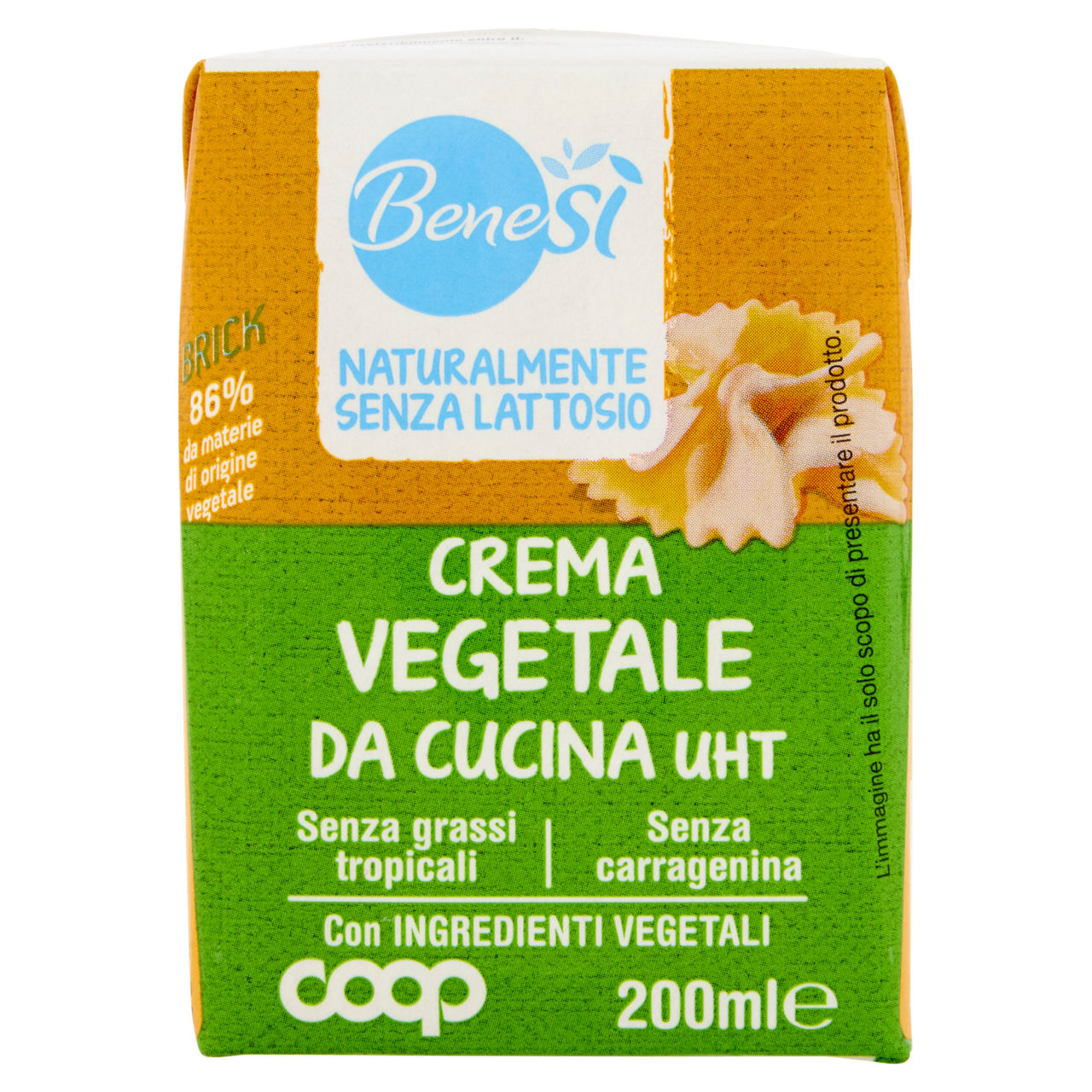 Crema vegetale da cucina 200 gr - Immagine 01