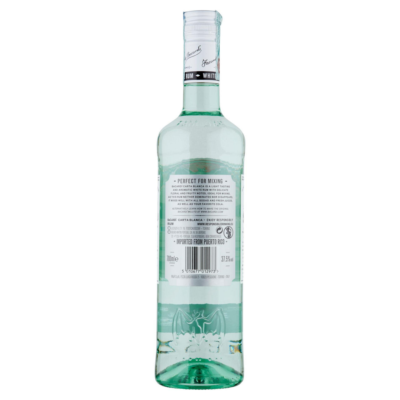 Rum bacardi carta blanca 37,5 gradi bottiglia  ml.700 - Immagine 31