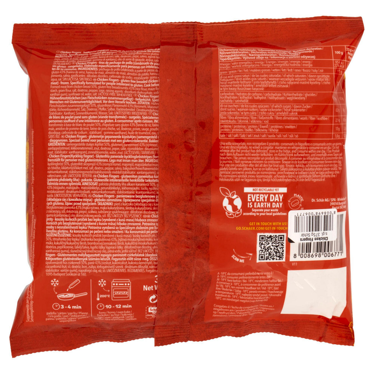 Chicken fingers senza glutine surgelati 375 gr - Immagine 11