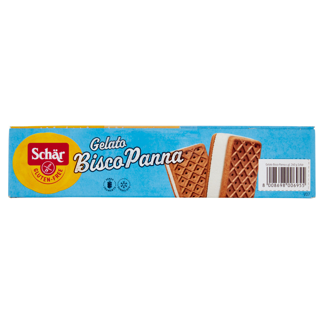 Biscotto gelato alla panna senza glutine 8 pz 260 gr - Immagine 51