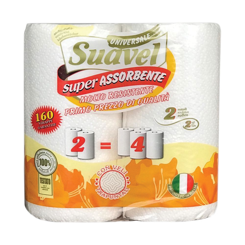 Asciugatutto 2v suavel x 2