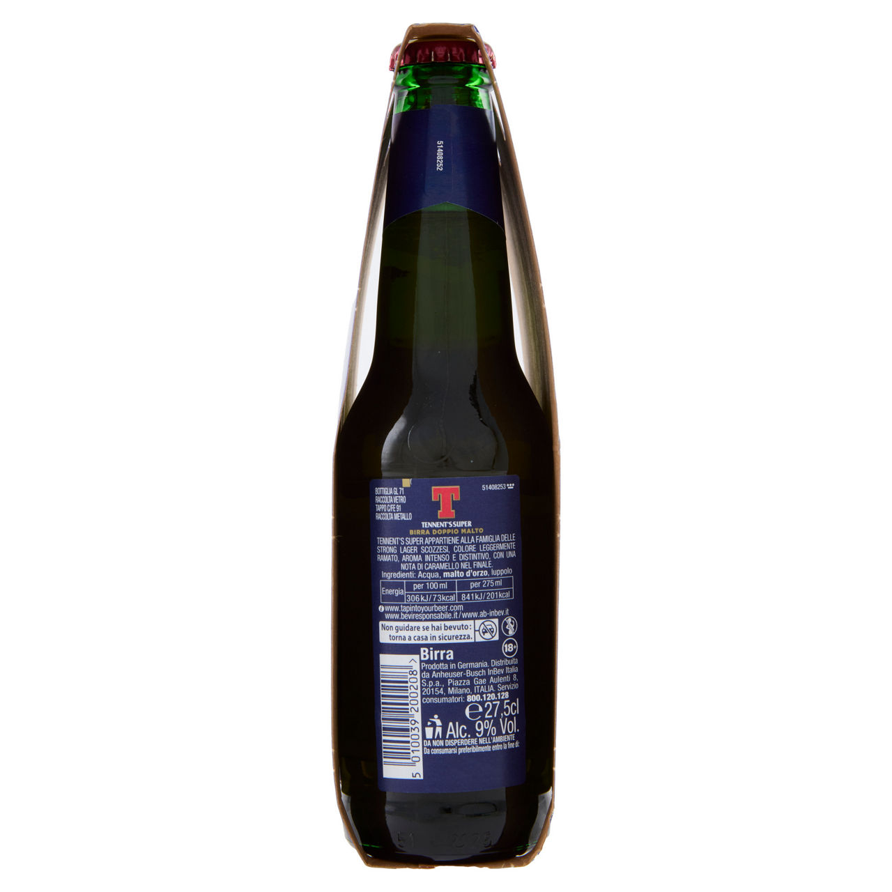 Birra tennent's super 9 gradi cluster bottiglia ml 275x3 - Immagine 21