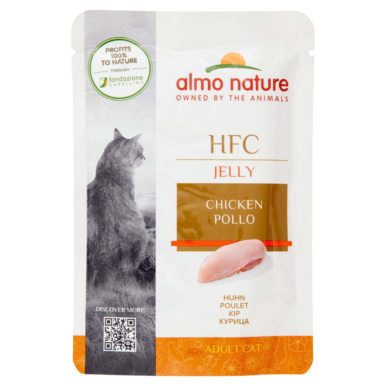 Umido gatto almo nature classic pollo jelly busta g 55 - Immagine 01
