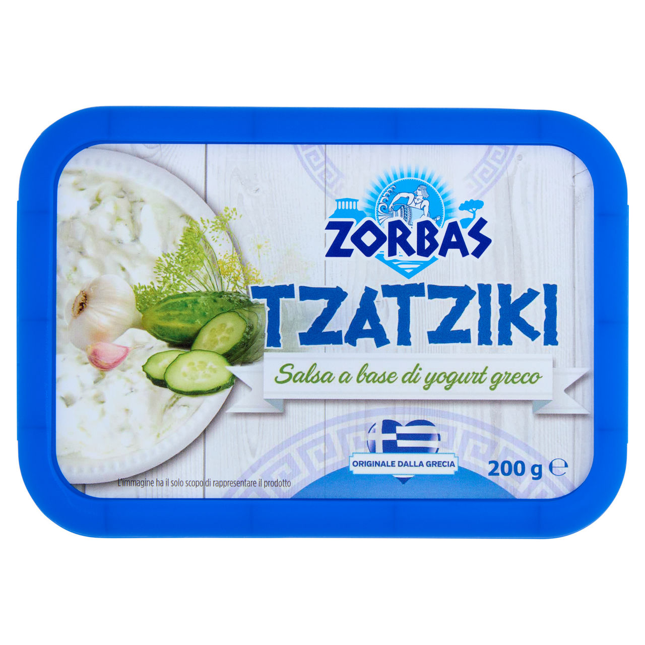 Salsa Tzatziki a base di yogurt Greco gr 200 - Immagine 01