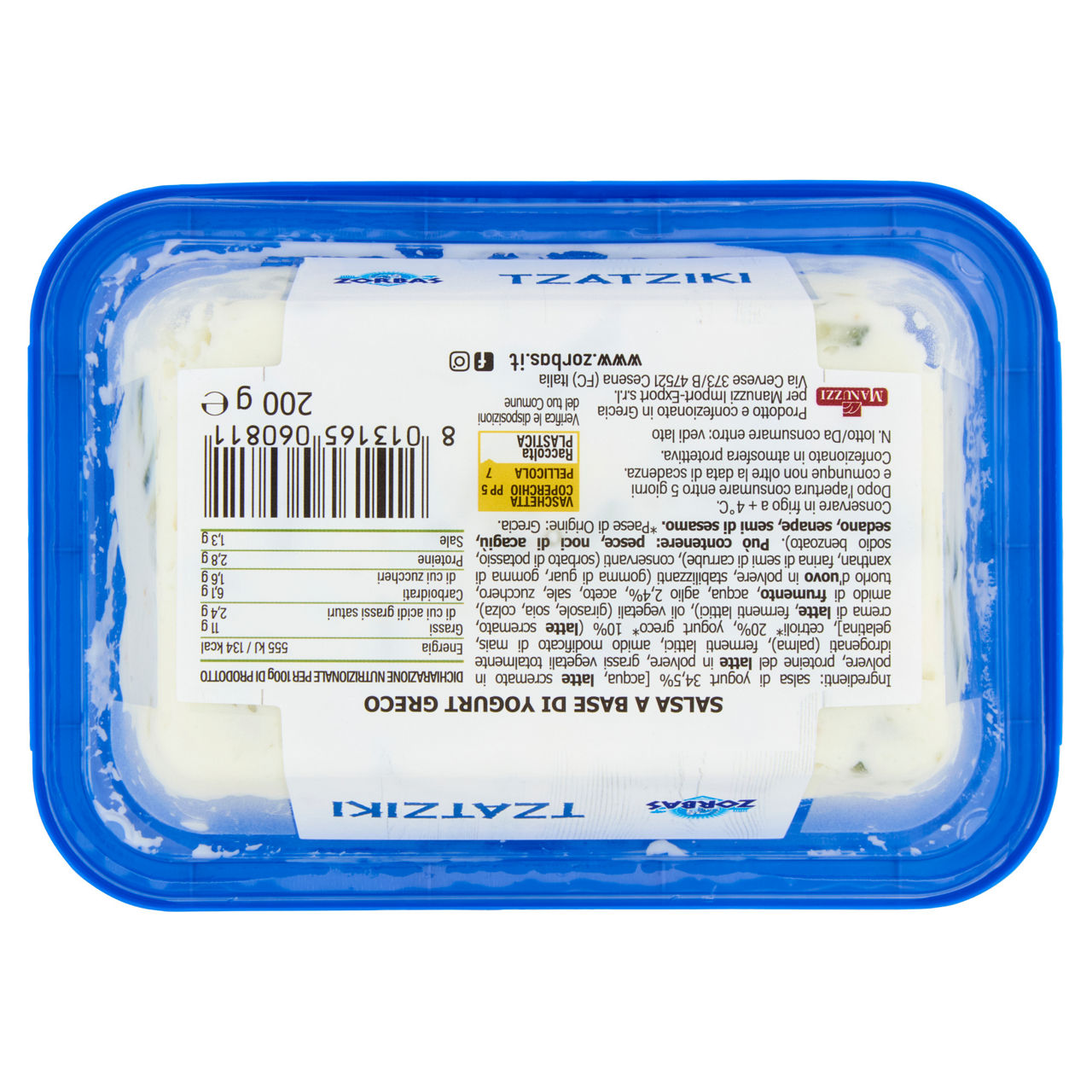 Salsa Tzatziki a base di yogurt Greco gr 200 - Immagine 11