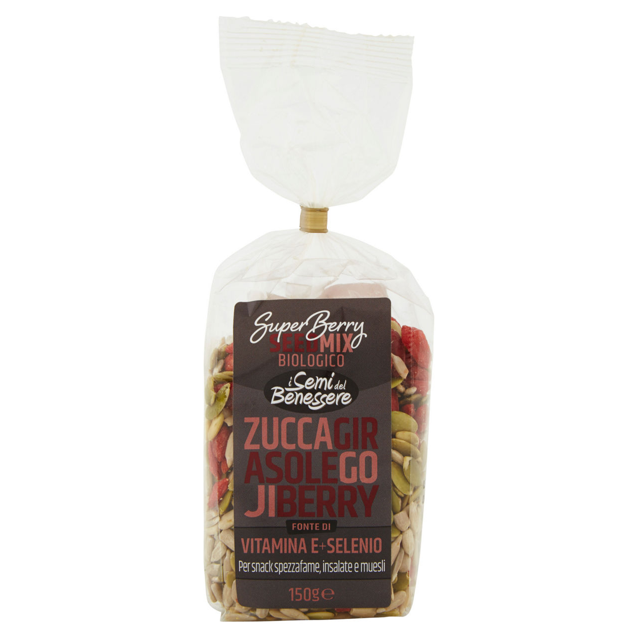 Mix di semi oleosi e bacche essiccate bio 150 gr - Immagine 01