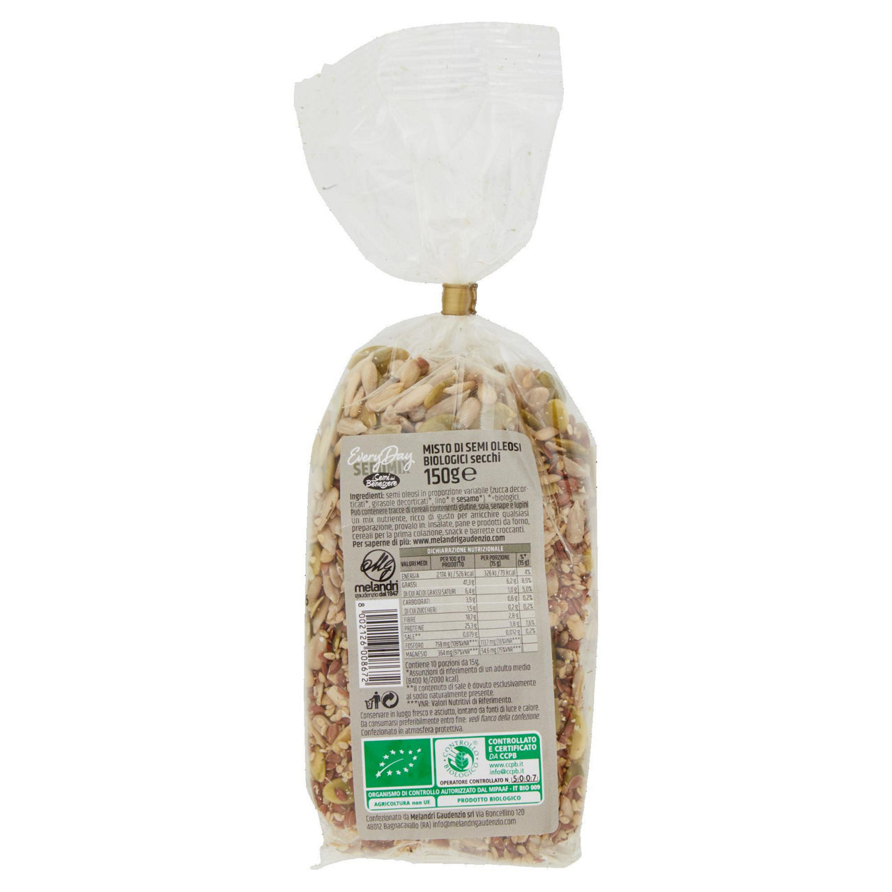 Mix di semi oleosi bio 150 gr - Immagine 21