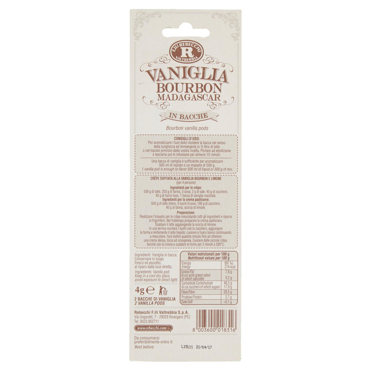 Bacca di vaniglia bourbon 2 pz - Immagine 11